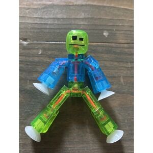 Stikbot, Translucent Green/blue Stikbot Figure, 3 Inches Zing
